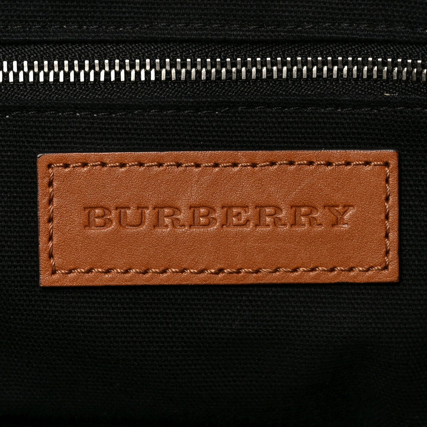 Mega Check Grained Calfskin Medium Harcourt Satchel Saddle Brown
