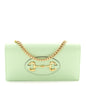 Boarded Plutone Calfskin Horsebit 1955 Wallet On Chain Green