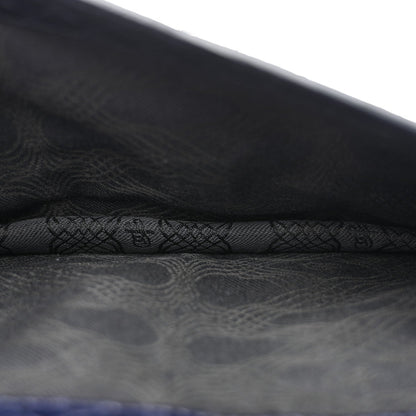Snakeskin PS1 Pochette Clutch Blue