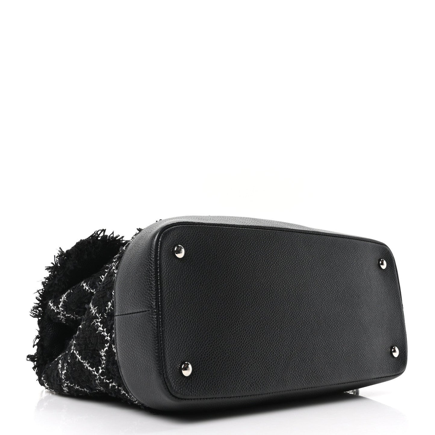 Tweed Trip Top Handle Flap Black