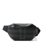 Charcoal Check Calfskin Sonny Bum Bag Charcoal