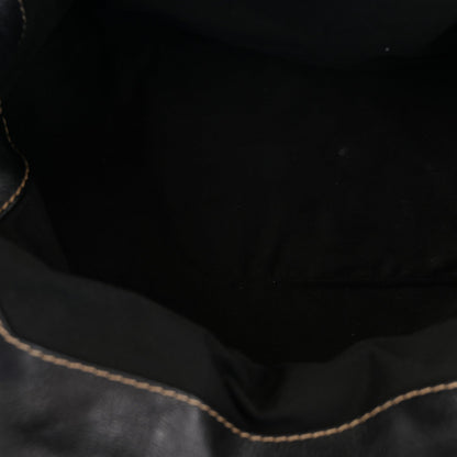 Calfskin Edith Dome Bowler Black