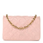 Lambskin Embossed Monogram Pochette Coussin Rose