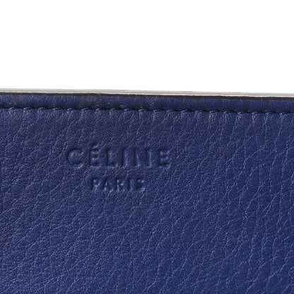Grained Calfskin Medium Phantom Luggage Indigo