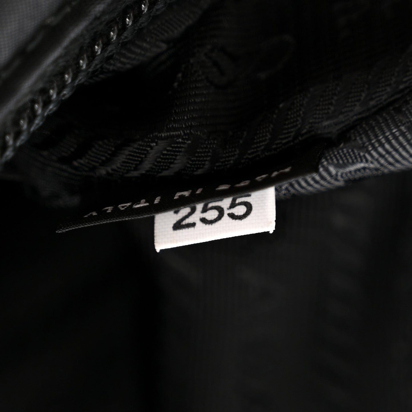 Tessuto Nylon Mini Re-Edition 2000 Bag Black