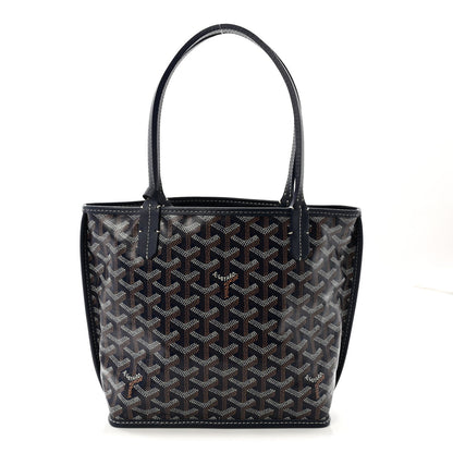 Goyardine Reversible Mini Anjou Navy