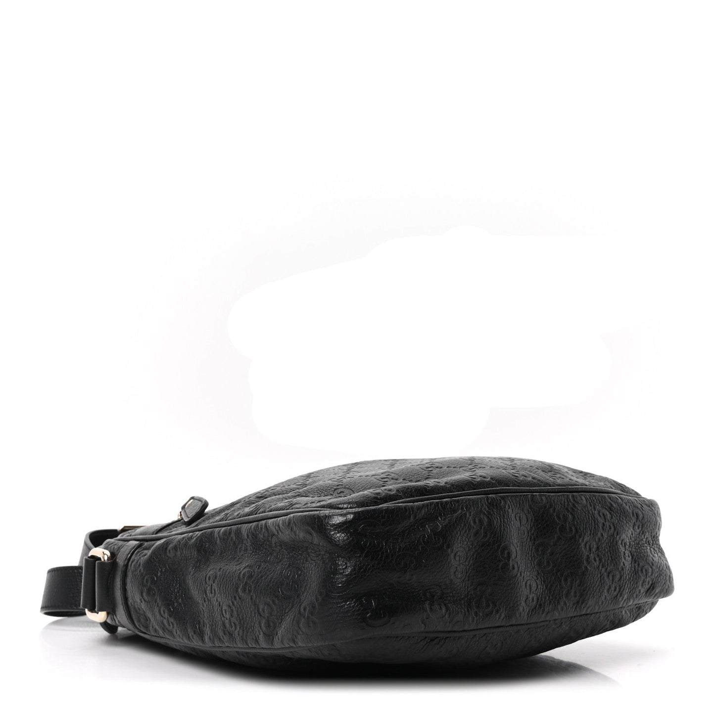 Guccissima Flat Messenger Bag Black
