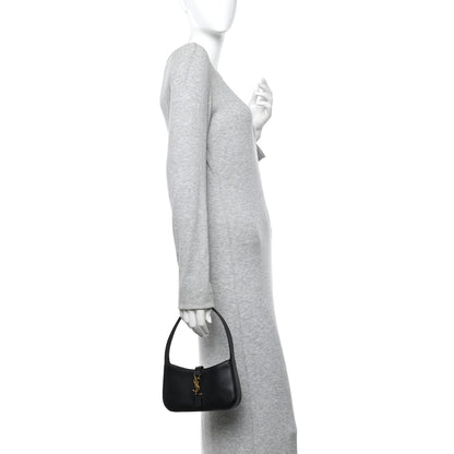 Smooth Calfskin Le 5 A 7 Mini Hobo Black