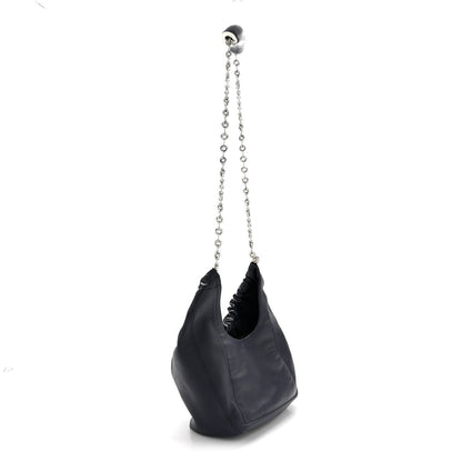 Nappa Small Squeeze Bag Abyss Blue