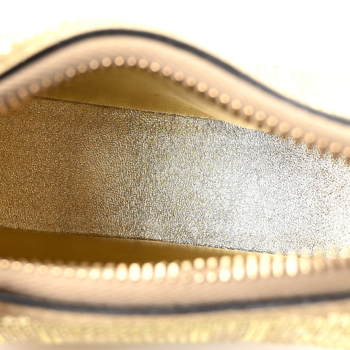 Crystal Vitello Laminato Suede FF Nano Fendigraphy Hobo Bag Platino