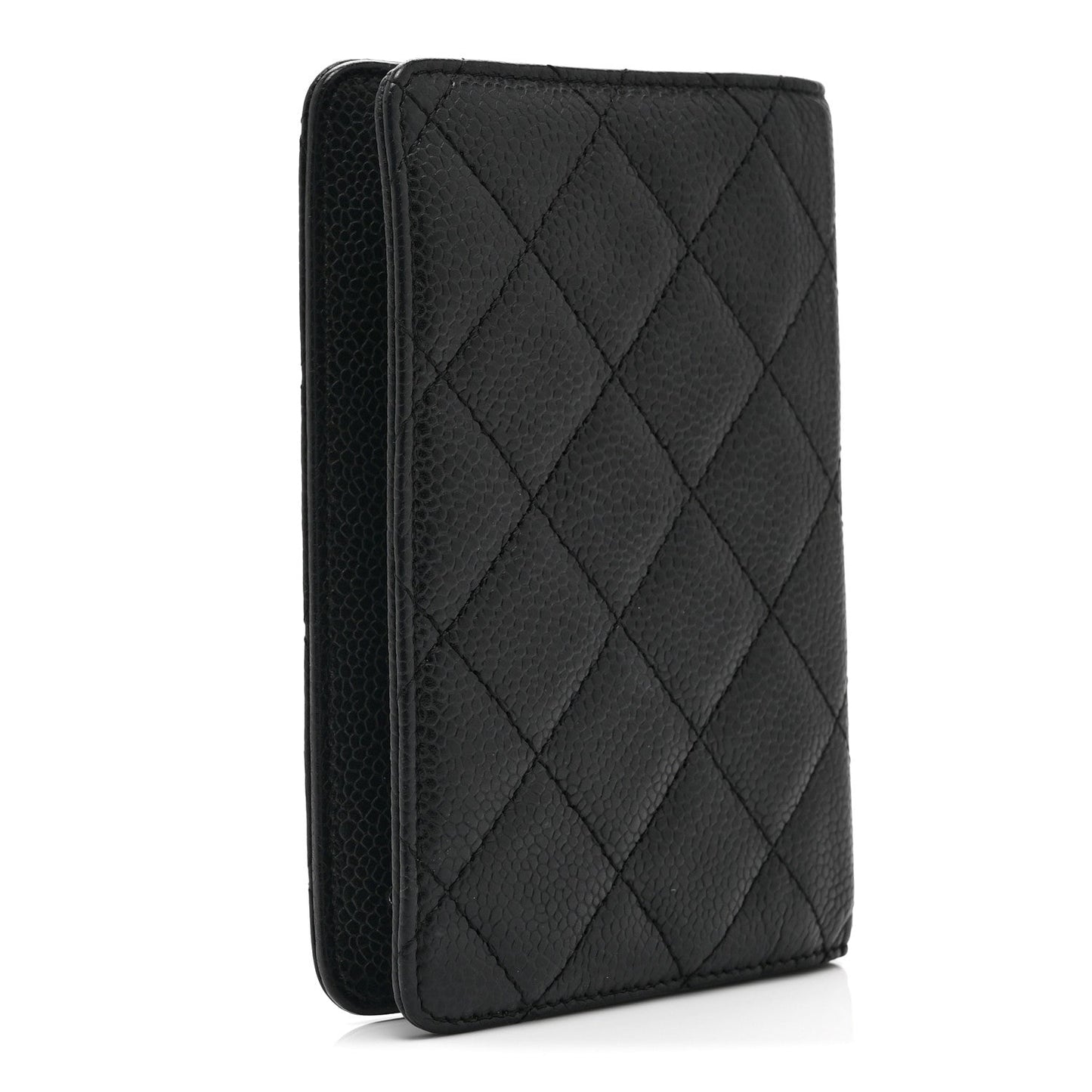 Caviar Quilted Agenda Cover Black