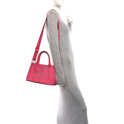 Canapa Small Logo Tote Peonia