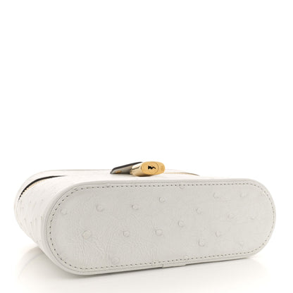 Ostrich Vanity Chain Pouch