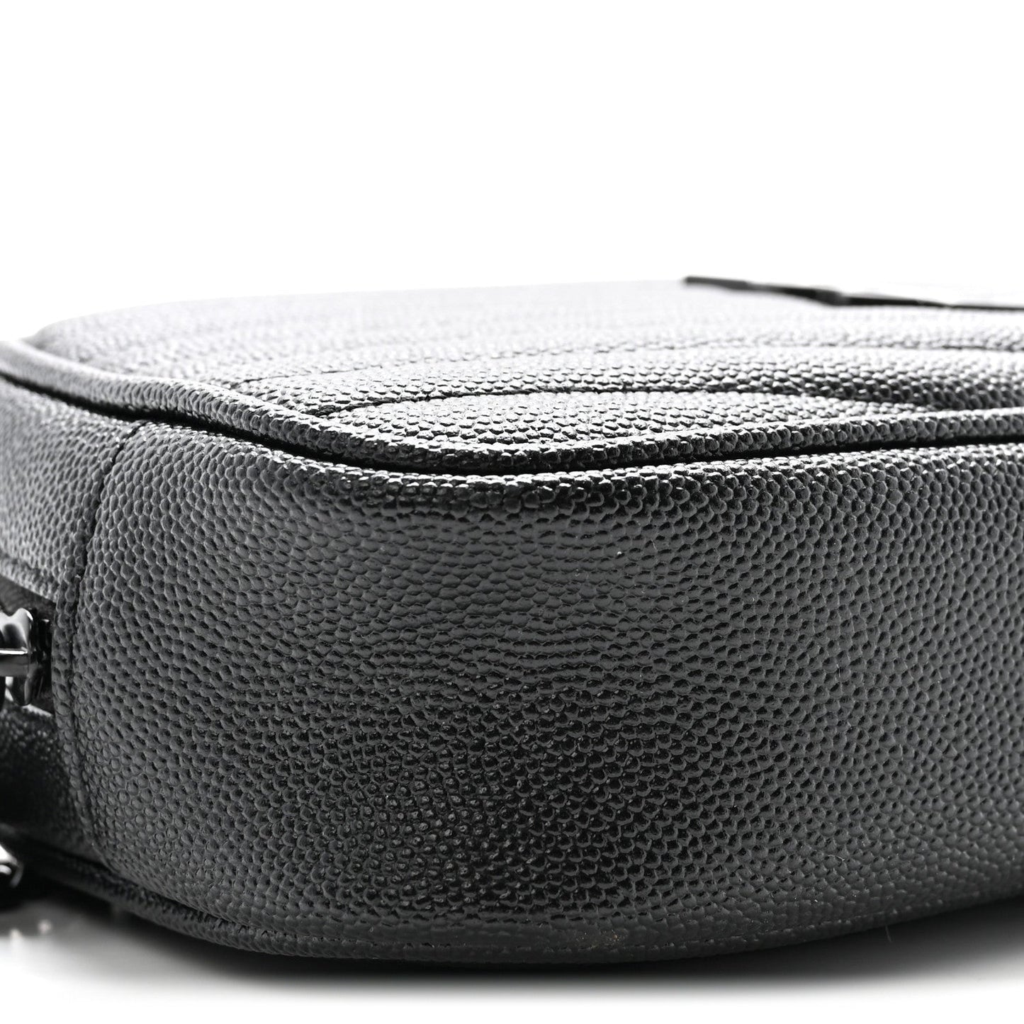 Grain De Poudre Matelasse Monochrome Monogram Mini Lou Camera Bag Black