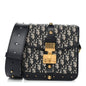 Oblique Square DiorAddict Flap Navy Blue