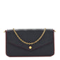 Empreinte Pochette Felicie Chain Wallet Marine Rouge