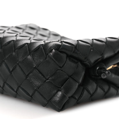 Nappa Intrecciato Mini Loop Camera Bag Black
