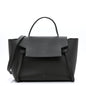 Grained Calfskin Mini Belt Bag Grey