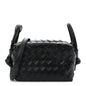 Calfskin Intrecciato Small Loop Top Handle Black
