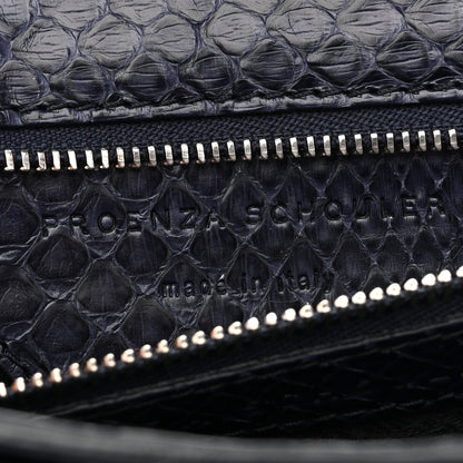 Snakeskin PS1 Pochette Clutch Blue