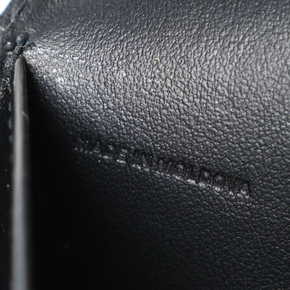 Calfskin Mini Vintage Check Note Bag Black