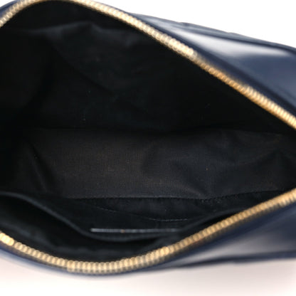 Calfskin Matelasse Monogram Lou Camera Bag Deep Marine