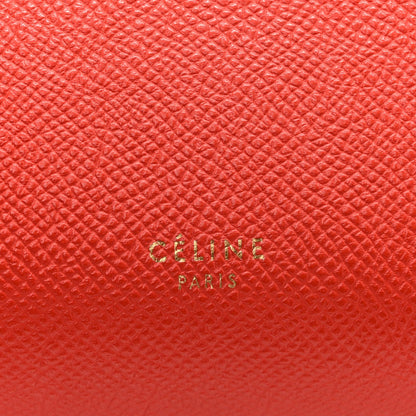 Grained Calfskin Nano Belt Bag Coral