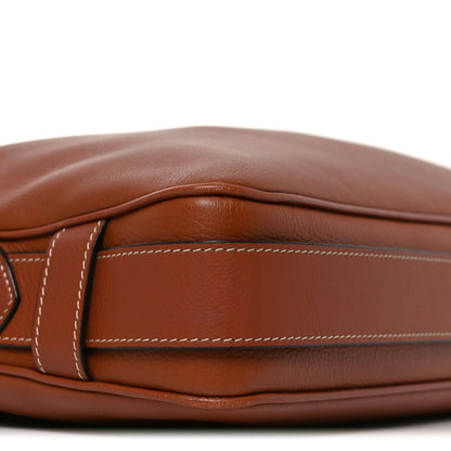 Supple Calfskin Medium Romy Shoulder Bag Tan