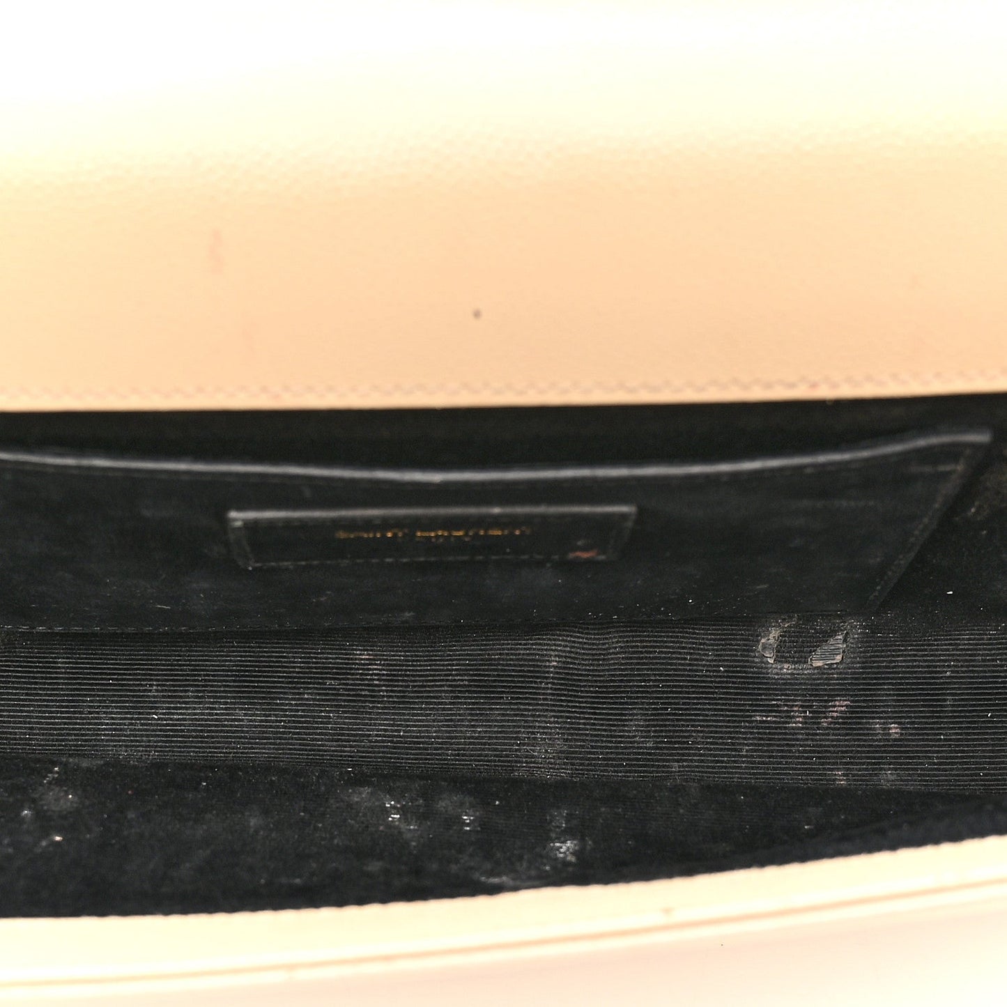 Grain De Poudre Classic Monogram Cassandre Clutch Nude