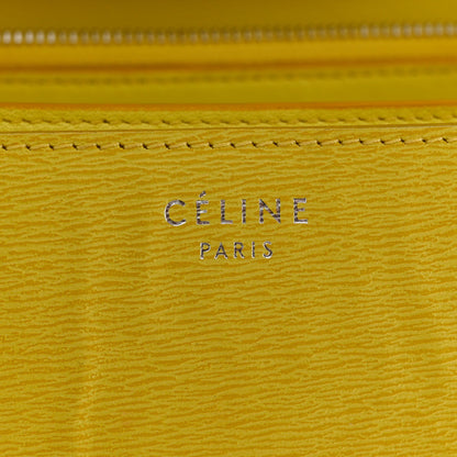 Liege Calfskin Medium Classic Box Flap Bag Fluo Yellow