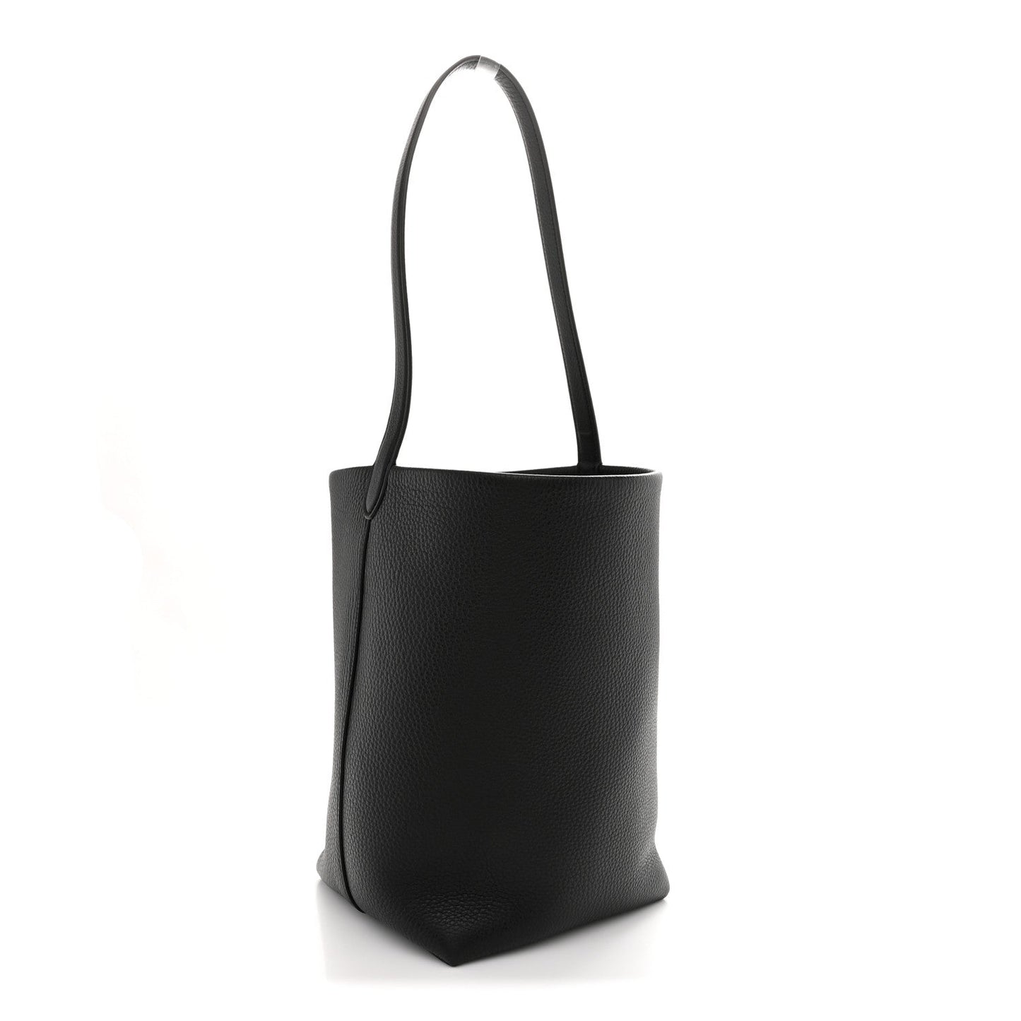 Grained Calfskin Medium N/S Park Black