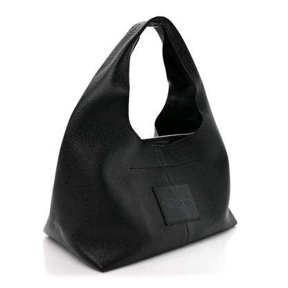 Grained Calfskin Medium The Sack Bag Black