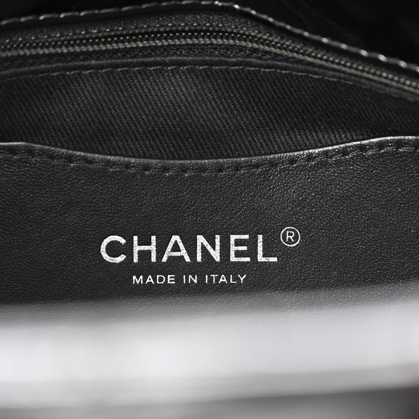 Patent Quilted Medium Just Mademoiselle Black