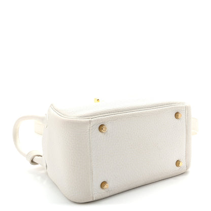 Taurillon Clemence Mini Lindy 20 New White