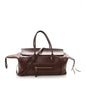 Supple Shiny Lambskin Medium New Luggage Brick