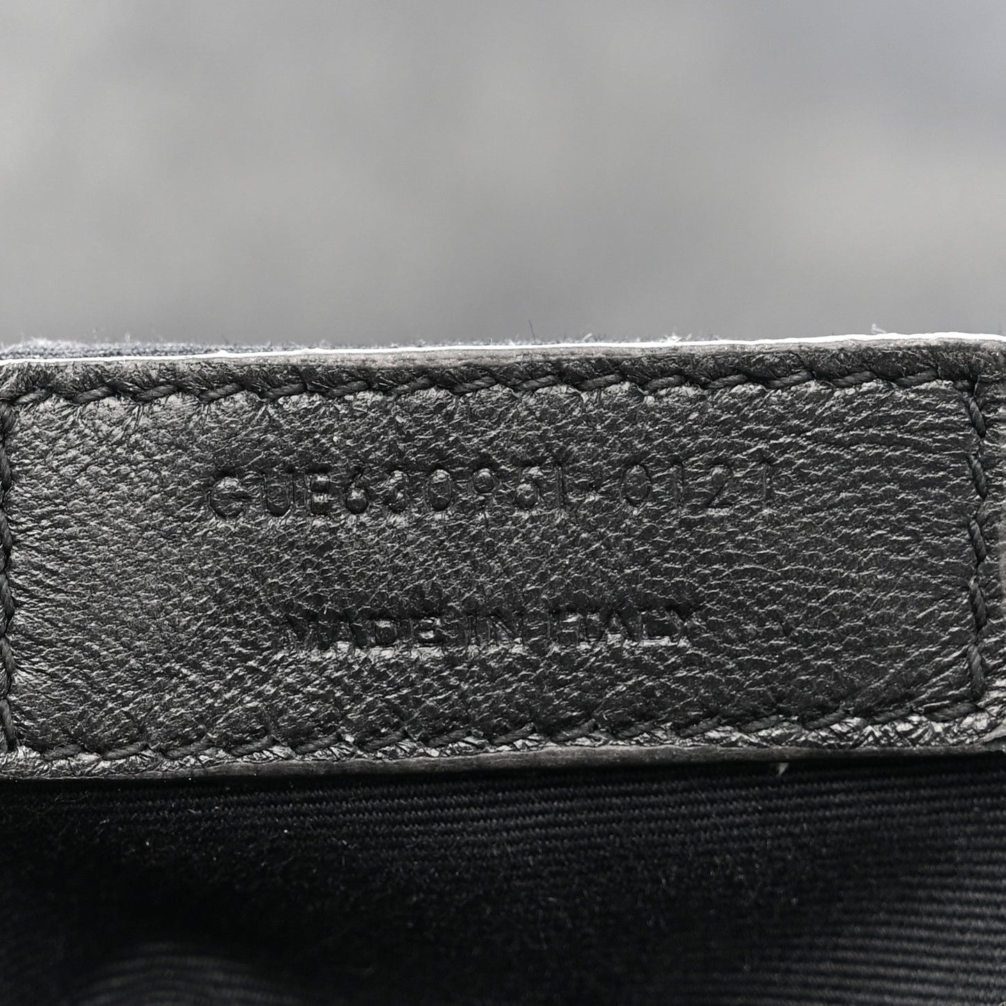 Calfskin Y Quilted Monogram Toy Loulou Crossbody Bag Black