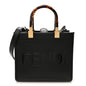 Vitello King Plexiglass Small Fendi Sunshine Shopper Tote Black