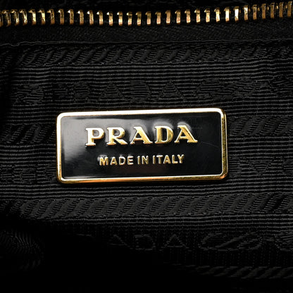 Saffiano Lux Extra Large Galleria Double Zip Tote Black