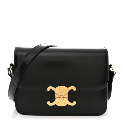 Shiny Calfskin Teen Triomphe Black