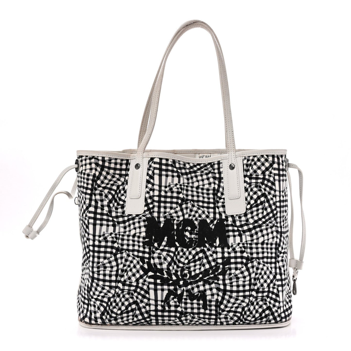 Visetos Medium Liz Reversible Shopper Tote White