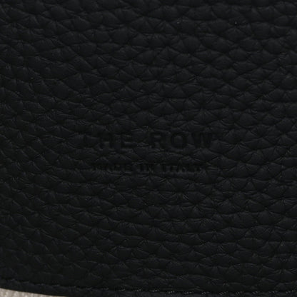 Matte Grained Calfskin Marlo Tote Black