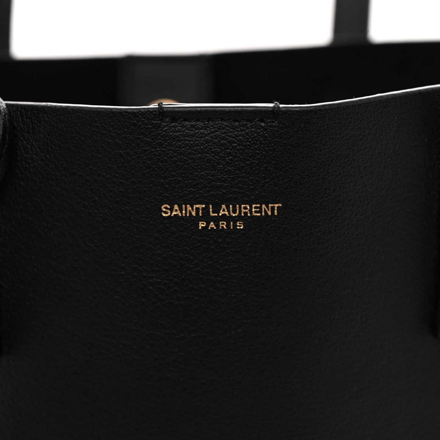 Calfskin Toy Shopping Tote Black