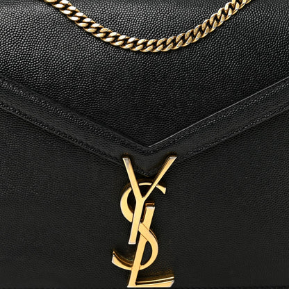 Grain De Poudre Monogram Cassandra Clasp Bag Black