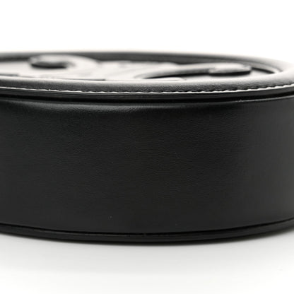 Smooth Calfskin Cuir Triomphe Oval Bag Black