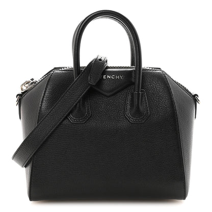 Sugar Goatskin Mini Antigona Black
