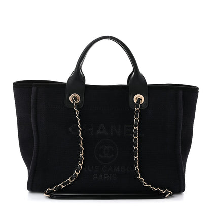 Mixed Fibers Small Deauville Tote Black