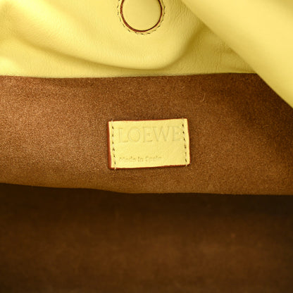 Calfskin Small Flamenco Knot Bag Yellow