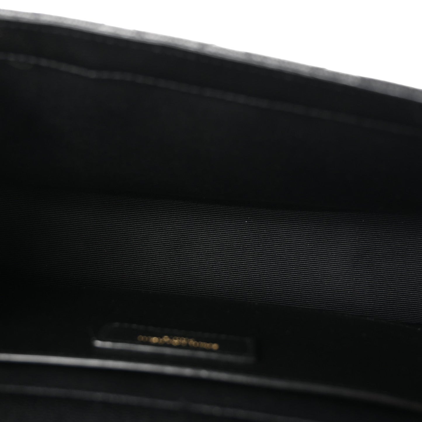 Grain De Poudre Textured Mixed Matelasse Triquilt Medium Monogram Satchel Black