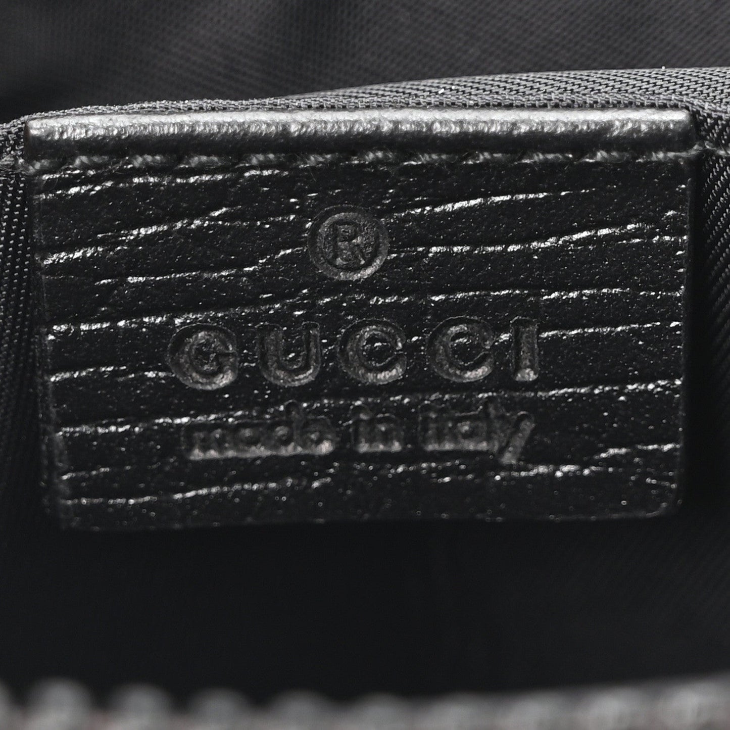 GG Plus Monogram Waist Belt Bag Black