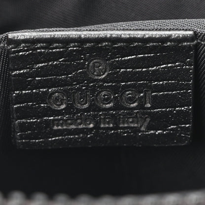 GG Plus Monogram Waist Belt Bag Black